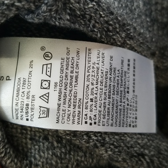 Banana Republic Mens tundra Henley sz S sz XXL gray light sweater - Picture 7 of 8